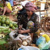 Banlung - market